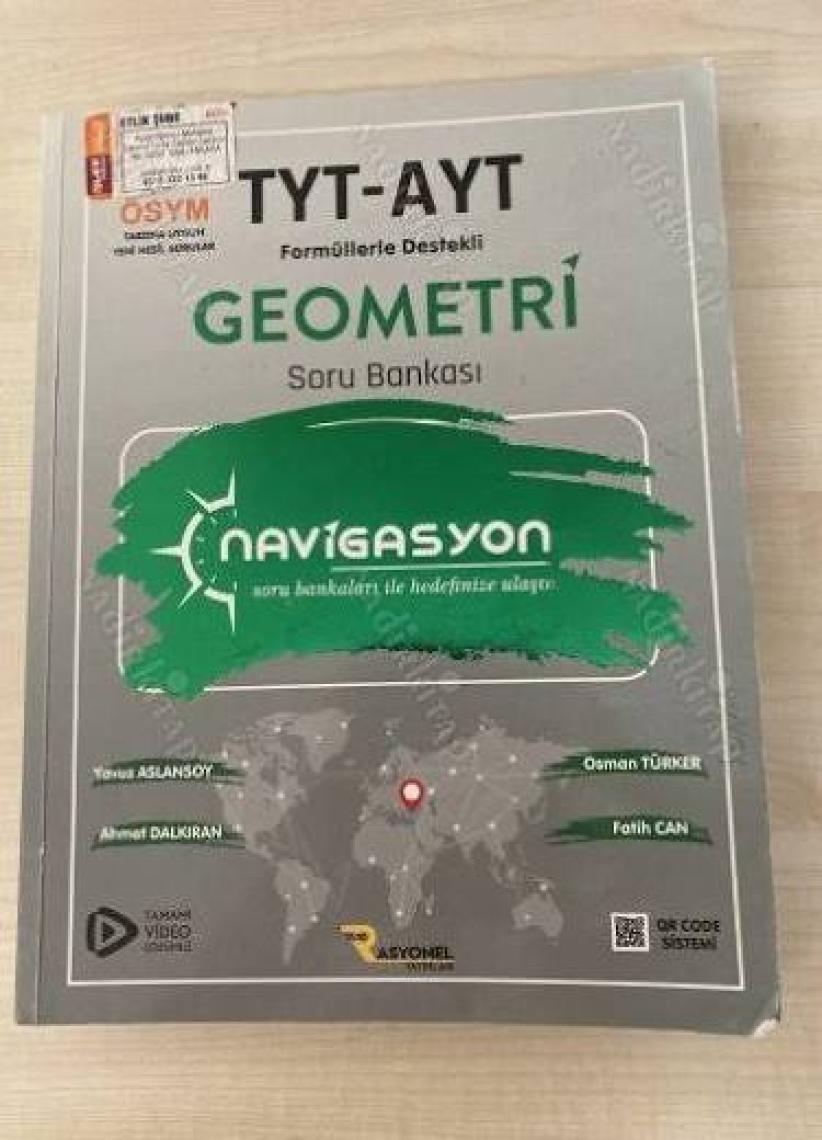 Rasyonel Yayınları Navigasyon TYT AYT Geometri Soru Bankası (Formüllerle Destekli)