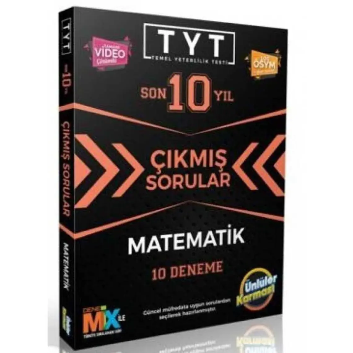Ünlüler Karması TYT Matematik Çıkmış Soru Karması 10 Deneme