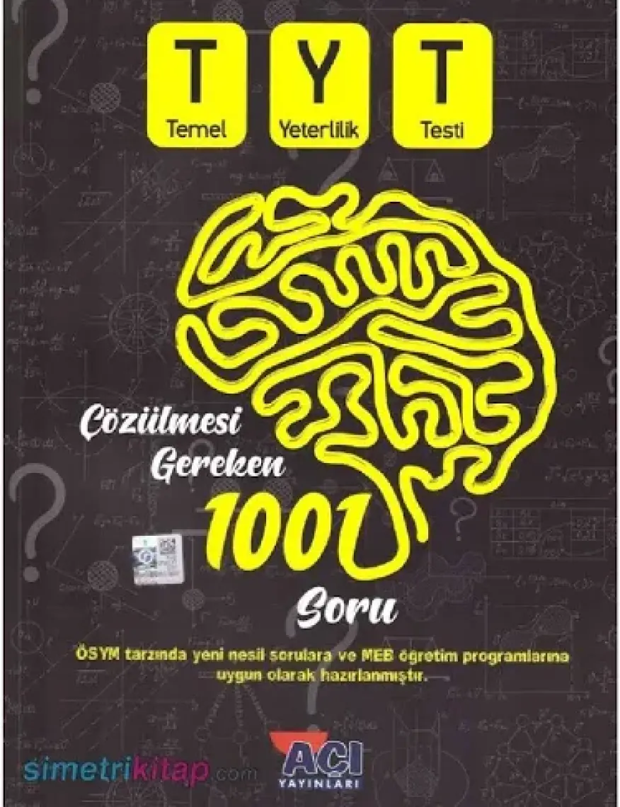 Açı Yayınları TYT Çözülmesi Gereken 1001 Soru
