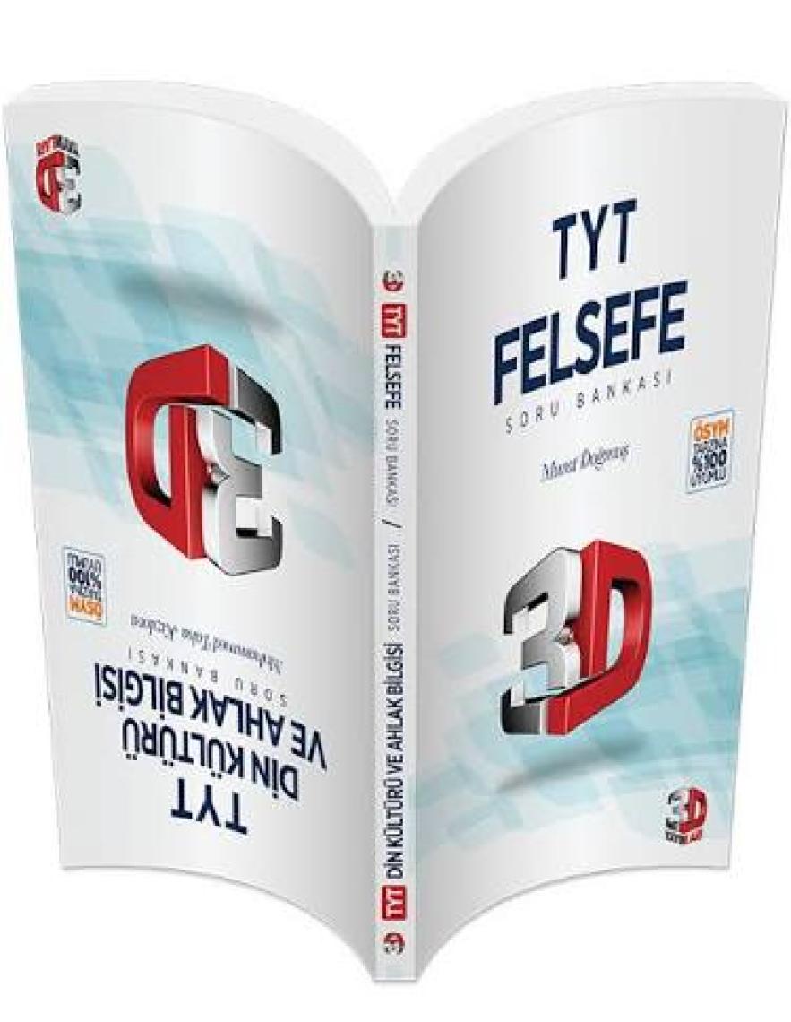 Eğitim Vadisi Yayınları 3D Yayınları TYT Din Kültürü Ve Felsefe Soru Bankası Tamamı Video Çözümlü Murat Doğmuş