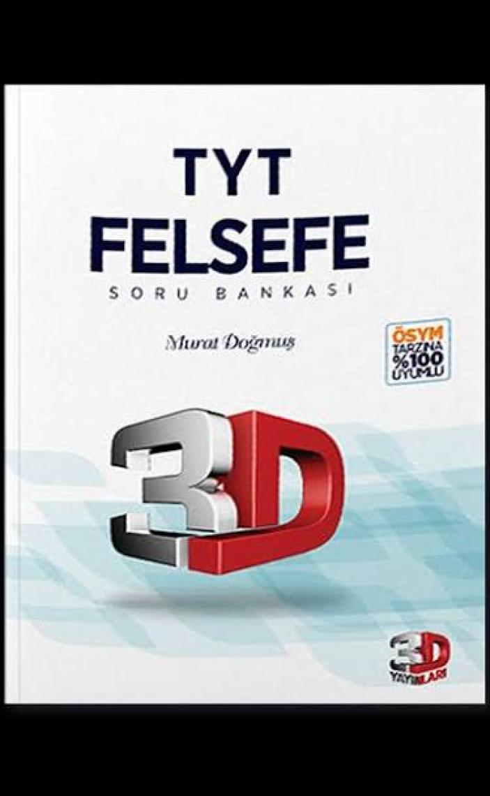 Eğitim Vadisi Yayınları 3D Yayınları TYT Din Kültürü Ve Felsefe Soru Bankası Tamamı Video Çözümlü Murat Doğmuş