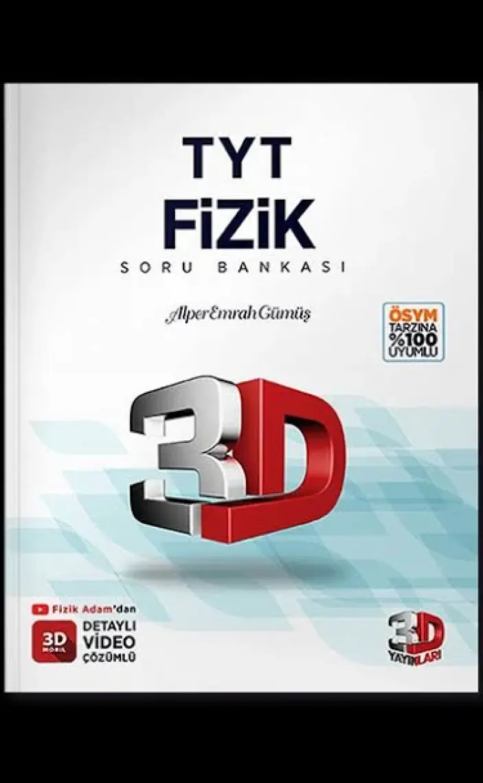 3D Yayınları TYT Fizik Soru Bankası