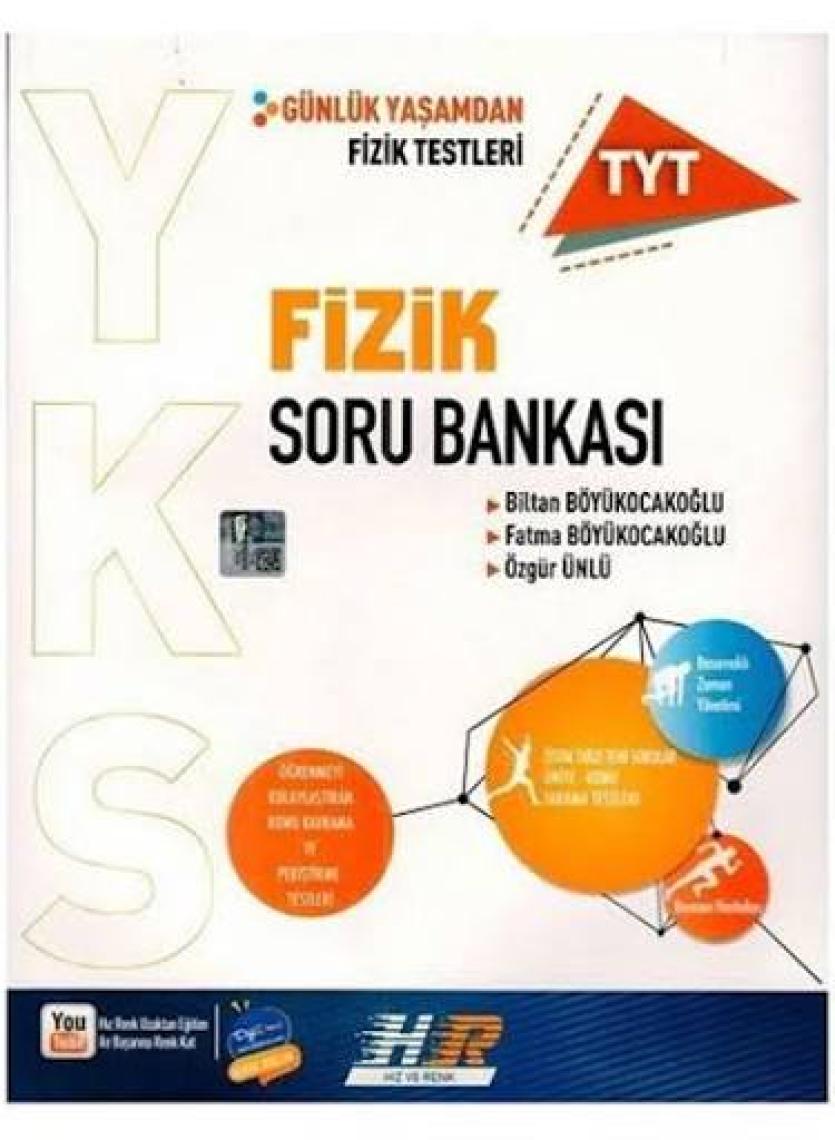 Hız ve Renk Yayınları TYT Fizik Soru Bankası