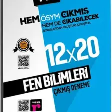 Marka Yayınları TYT Fen Bilimleri ÖSYM Çıkmış ve Çıkabilecek Sorulardan Oluşturulmuş 12 Deneme Sınavı Tamamı Video Çözümlü