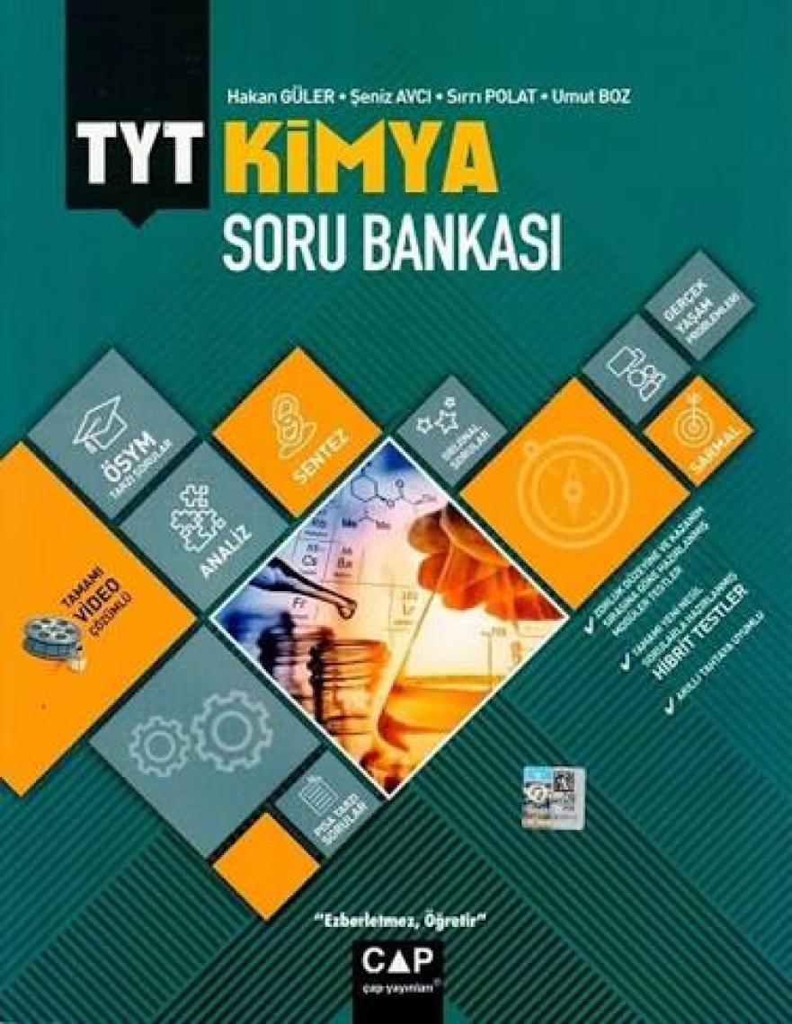 Çap Yayınları TYT Kimya Soru Bankası