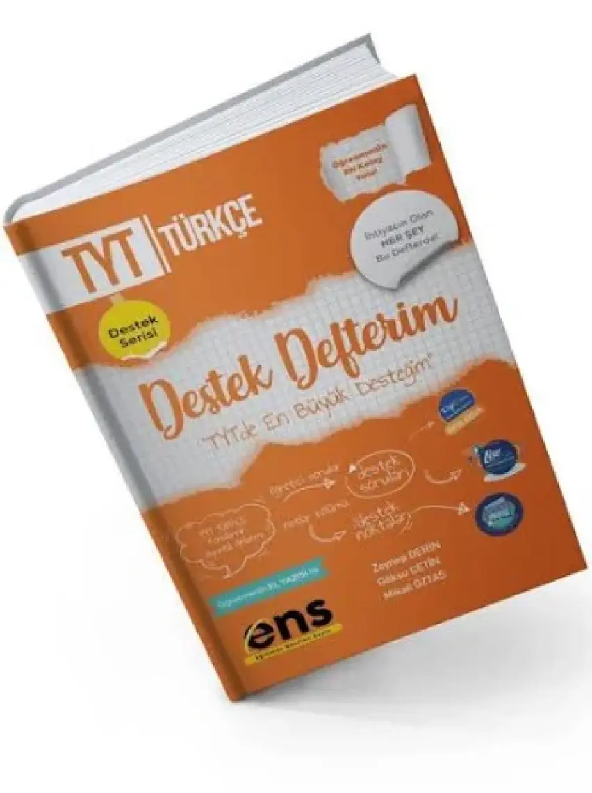 ENS Yayıncılık TYT Türkçe Destek Defterim - Göksu Çetin