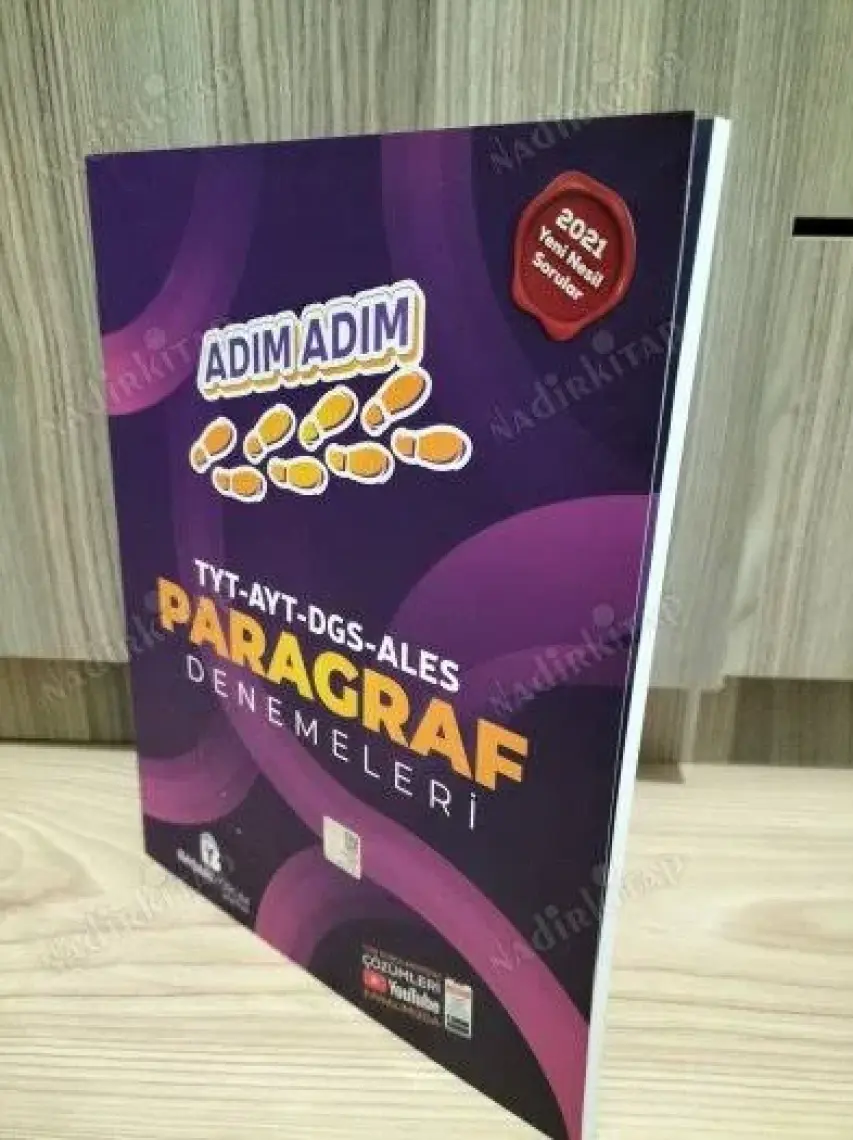 Başarıyorum Yayınevi TYT  AYT - DGS - ALES Adım Adım Paragraf Denemeleri