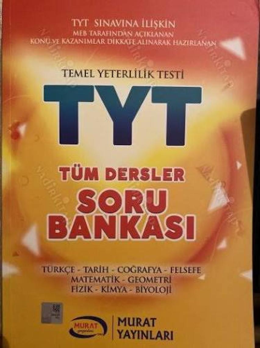 Murat Yayınları TYT Tüm Dersler Soru Bankası