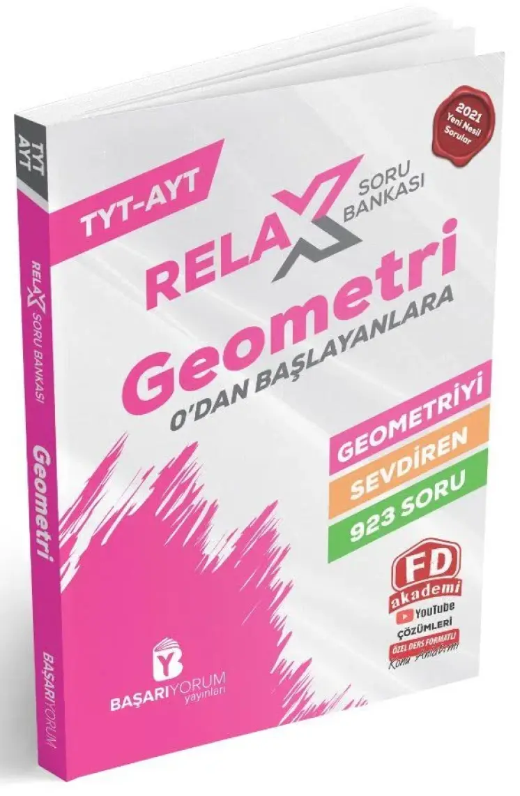 Başarıyorum Yayınevi Relax Geometri Soru Bankası