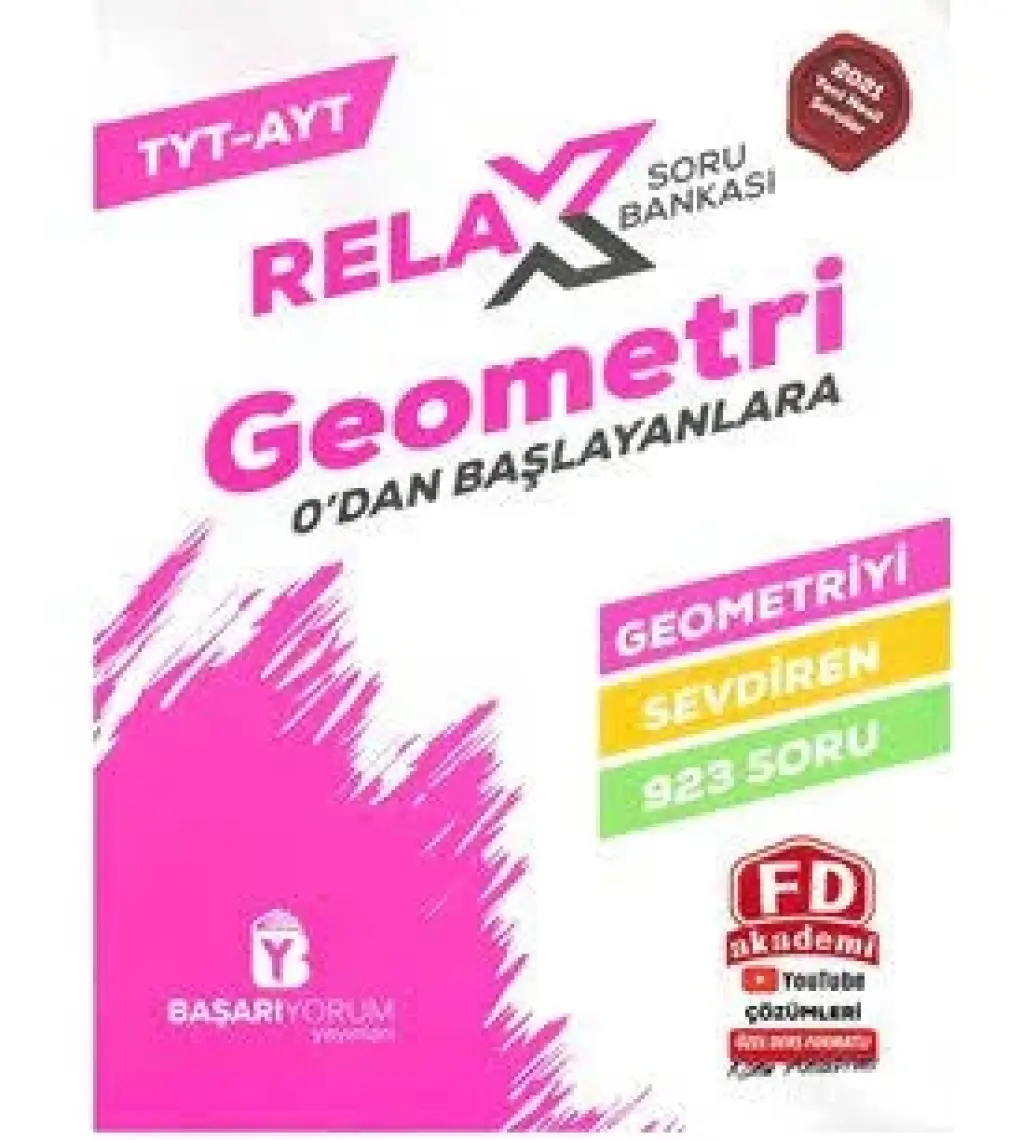 Başarıyorum Yayınevi Relax Geometri Soru Bankası