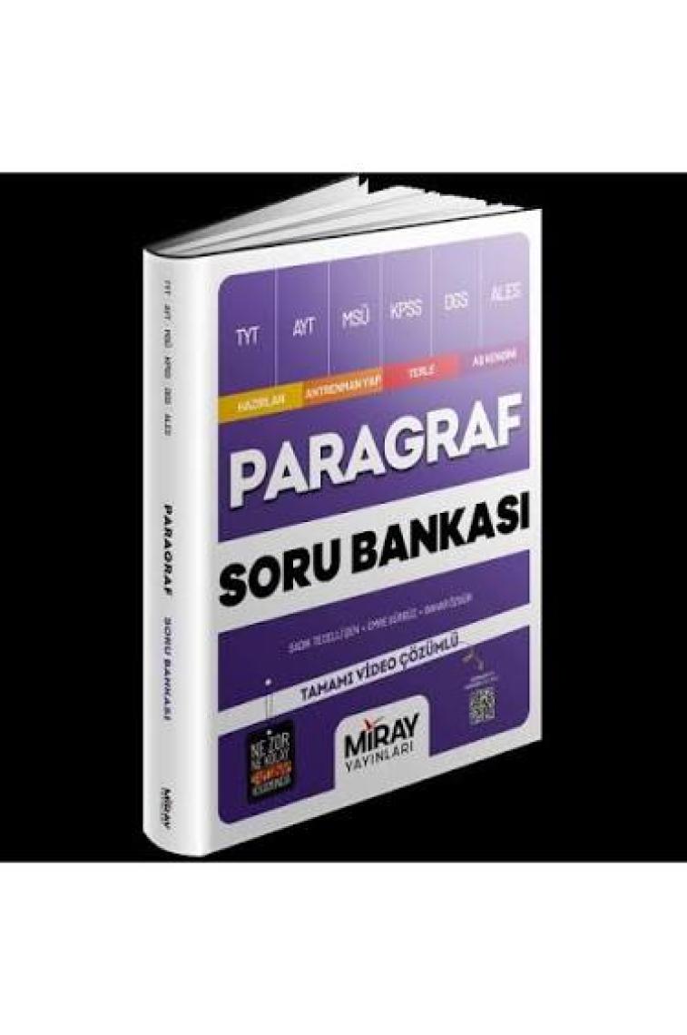 Miray Yayınları TYT Paragraf Soru Bankası - Sadık Tecelli Şen