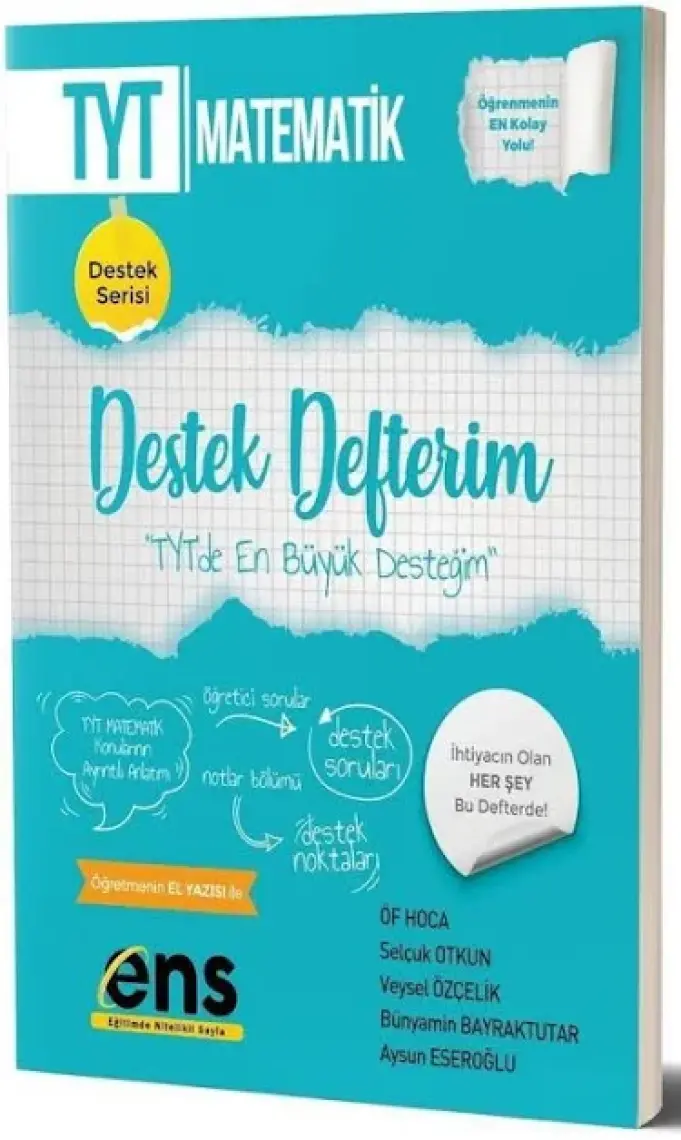 ENS Yayıncılık TYT Matematik Destek Defterim - Aysun Eseroğlu