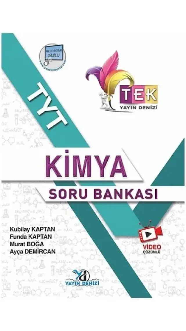 Yayın Denizi Yayınları TYT Tek Serisi Video Çözümlü Kimya Soru Bankası