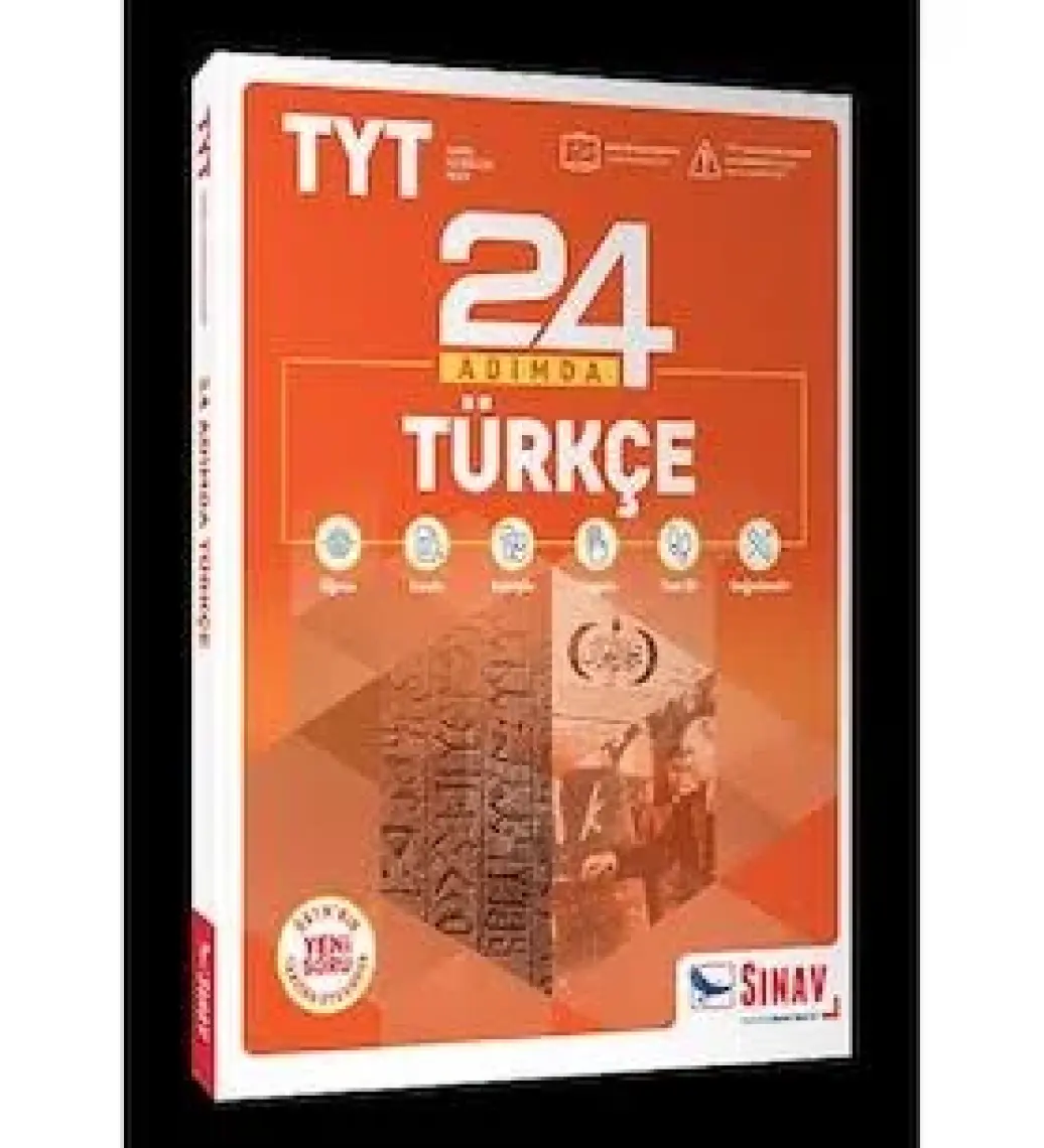 Sınav Yayınları TYT Türkçe 24 Adımda Konu Anlatımlı Soru Bankası
