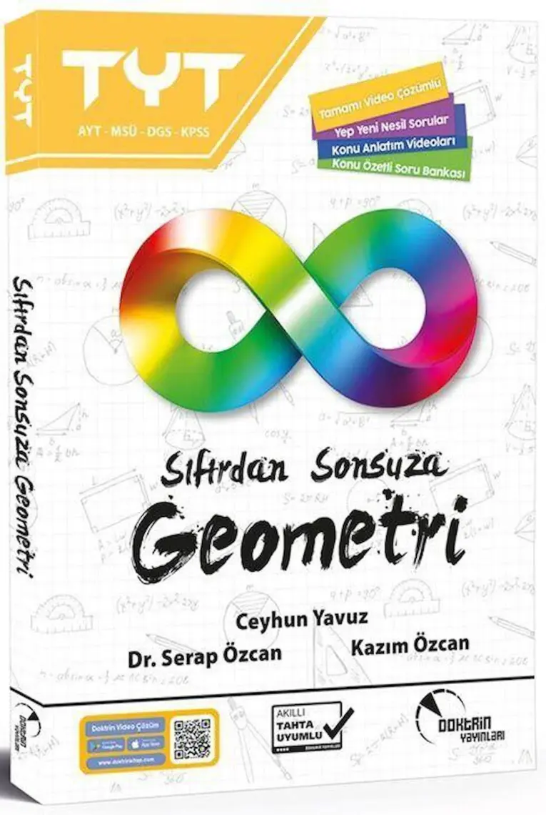 Doktrin Yayınları TYT - AYT Sıfırdan Sonsuza Geometri Konu Özetli Soru Bankası