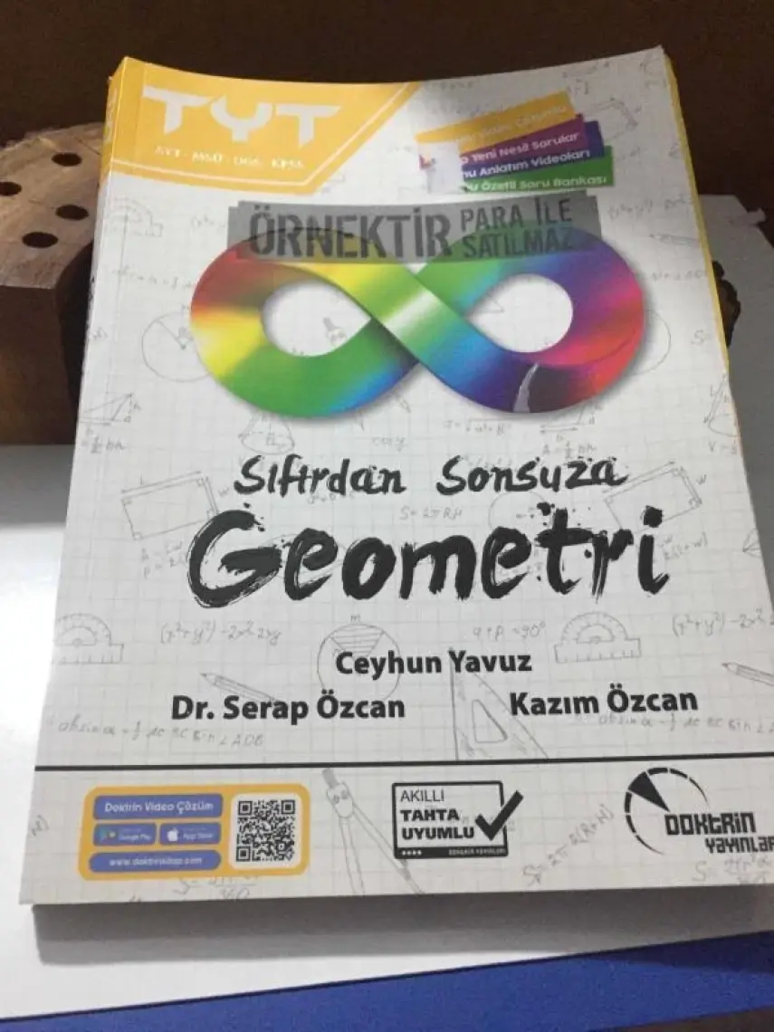 Doktrin Yayınları TYT - AYT Sıfırdan Sonsuza Geometri Konu Özetli Soru Bankası
