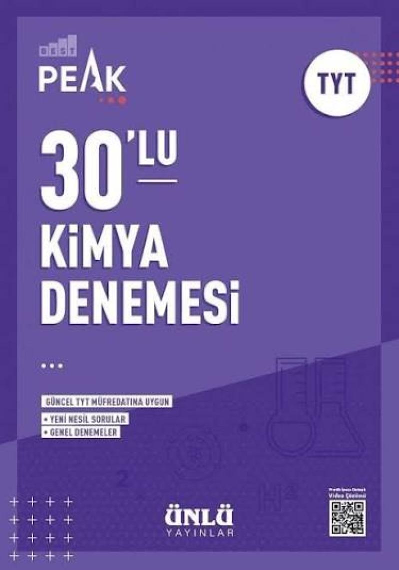 Ünlü Yayınları 2021 TYT Best Peak Kimya 30'lu Deneme