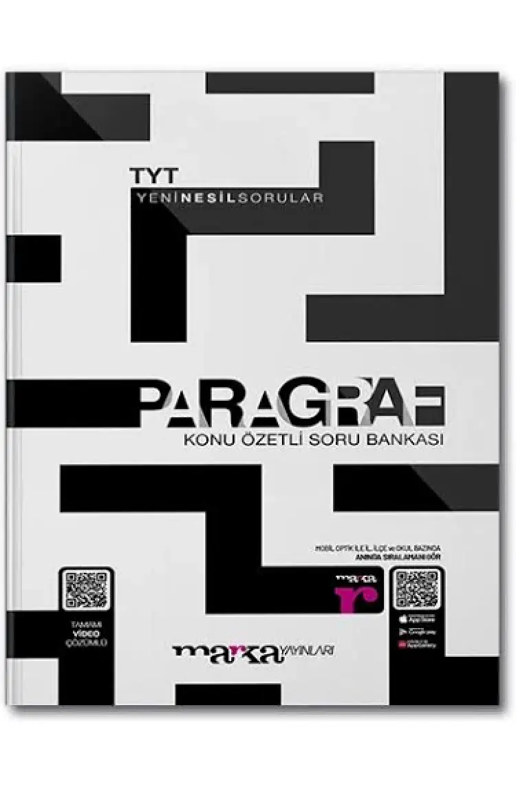 Marka Yayınları 2025 TYT Paragraf Konu Özetli Yeni Nesil Soru Bankası Tamamı Video Çözümlü