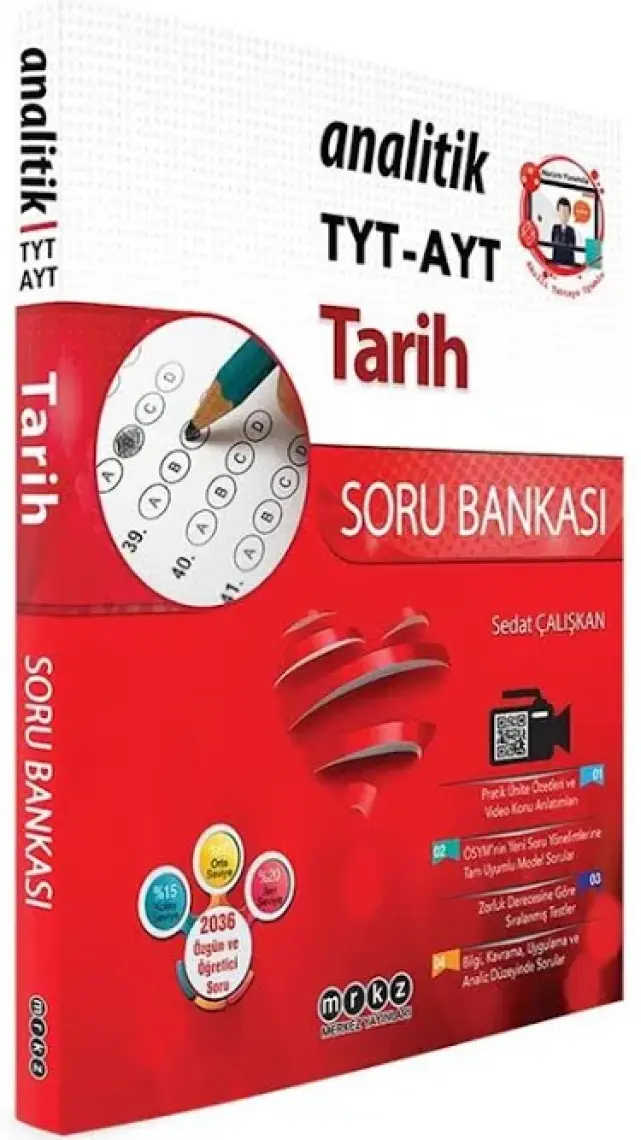 Merkez Yayınları TYT AYT Tarih Analitik Soru Bankası - Sedat Çalışkan