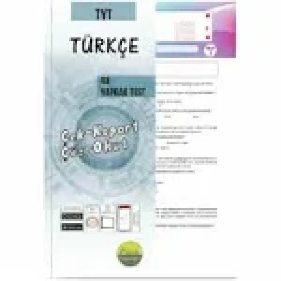 Pano Tyt Türkçe Yaprak Testleri (48 Adet) Çek Kopart