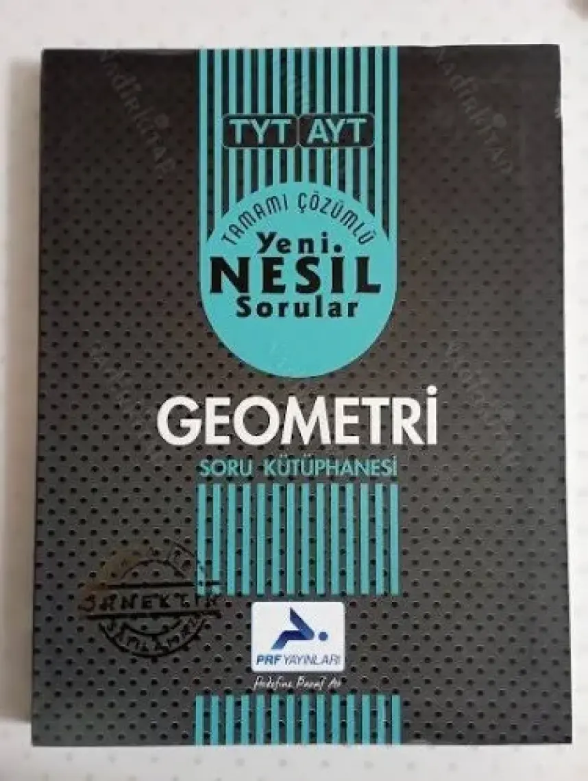 Paraf Yayınları TYT - AYT Geometri Tamamı Yeni Nesil Çözümlü Soru Kütüphanesi