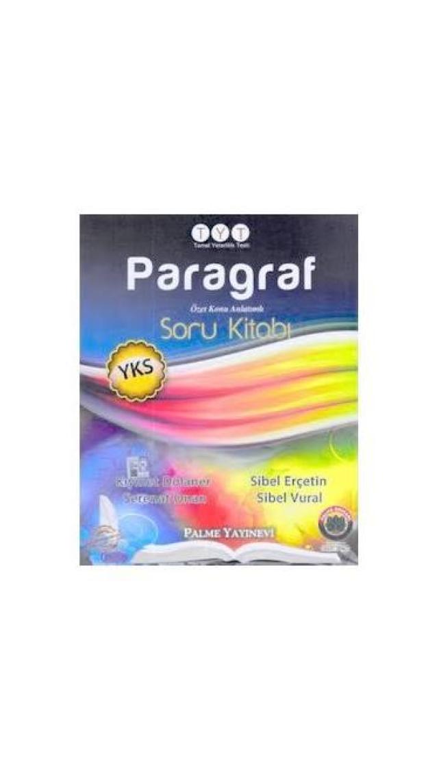 Palme Yayıncılık TYT Paragraf Soru Kitabı