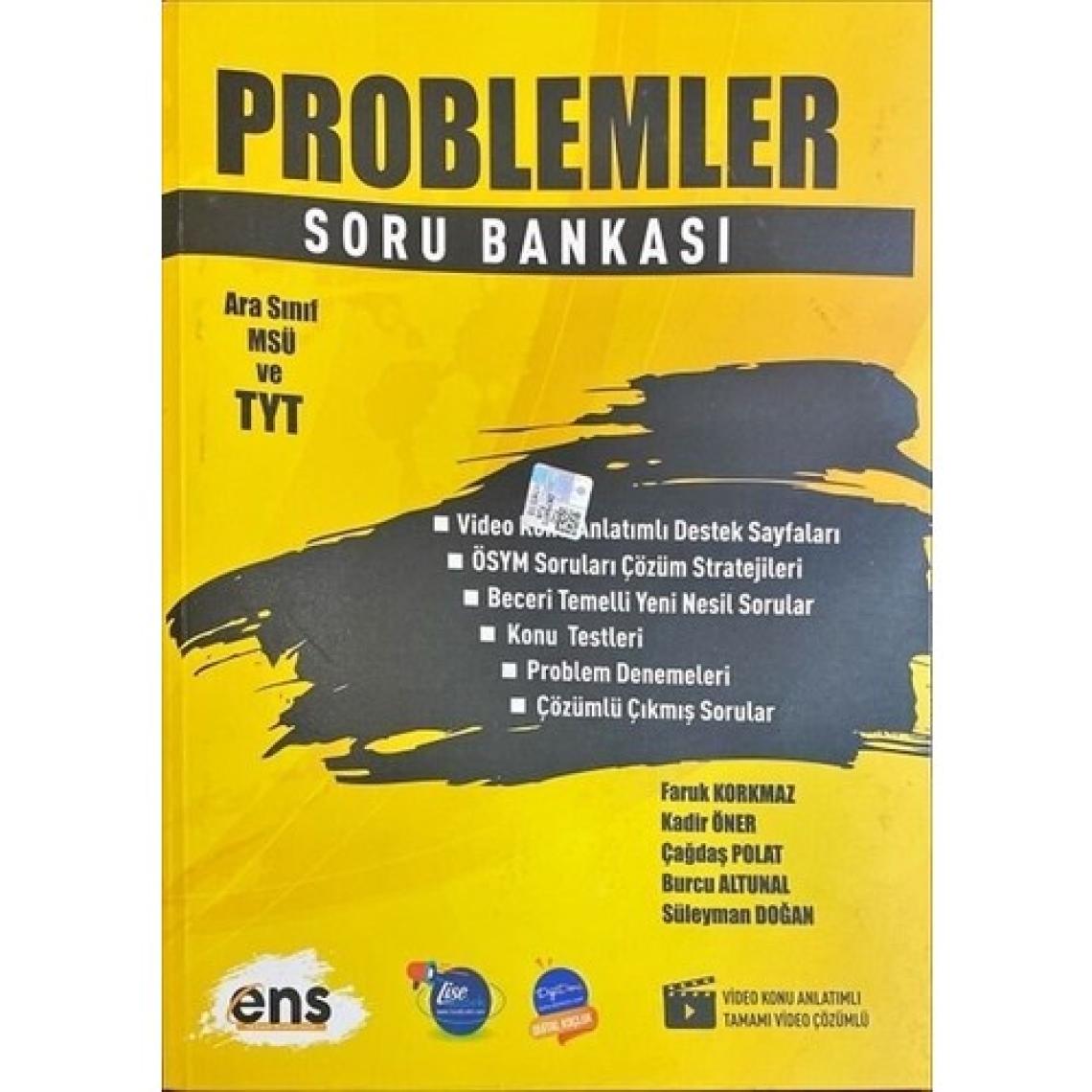 ENS Yayıncılık Yayınları TYT Problemler Soru Bankası 2022