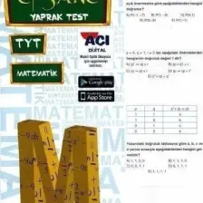 Açı Yayınları TYT Matematik Çek Kopart Yaprak Test