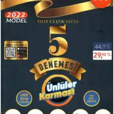 Ünlüler Karması 2022 TYT 5 Deneme