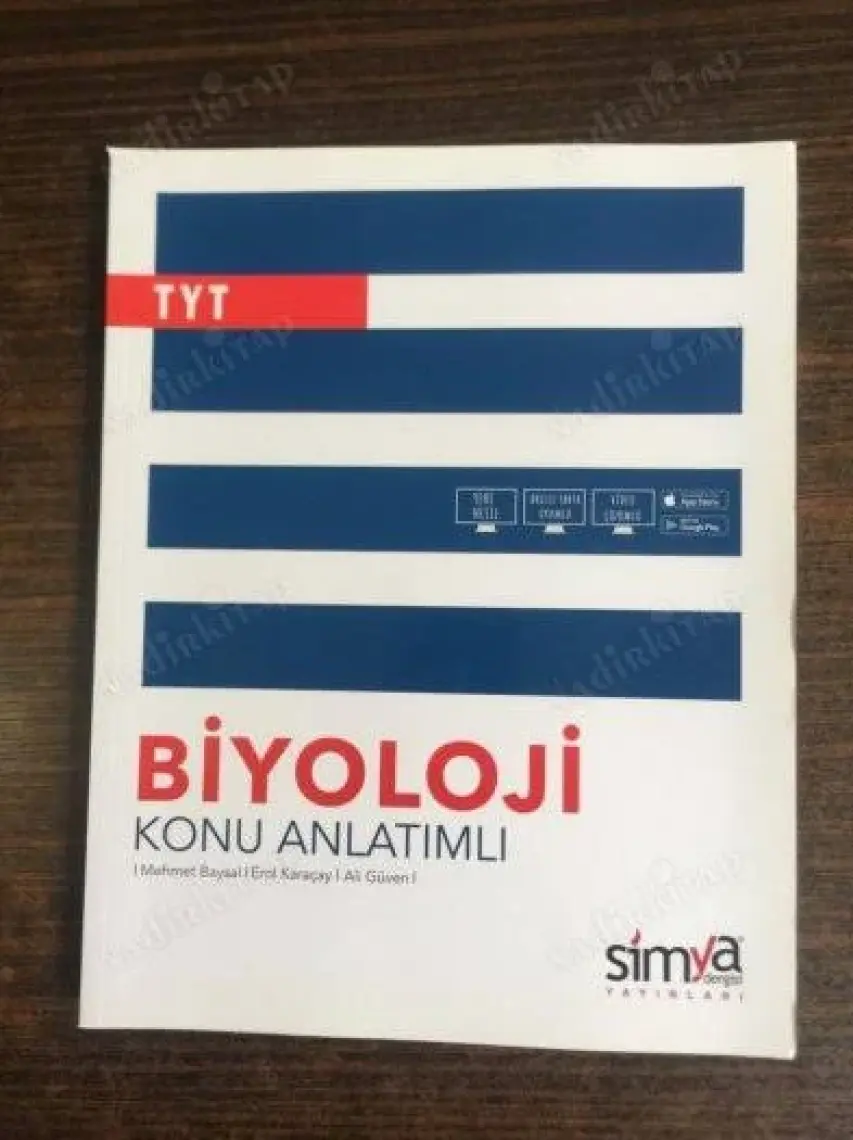 Simya Yayınları  Biyoloji TYT Konu Anlatımlı Kitabı