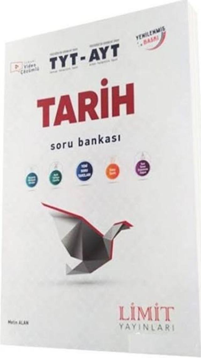 Limit Yayınları TYT-AYT Tarih Soru Bankası 2024 Güncel Baskı