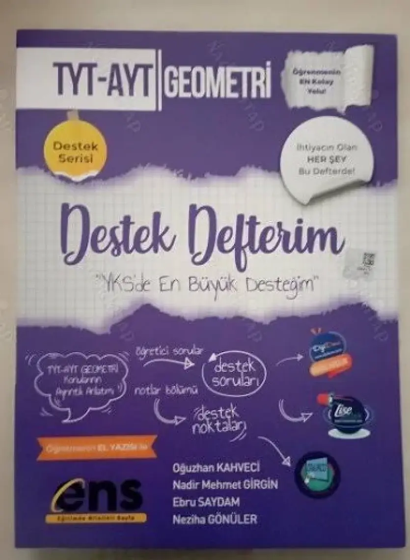 ENS Yayıncılık TYT AYT Geometri Destek Defterim - Nadir Mehmet Girgin