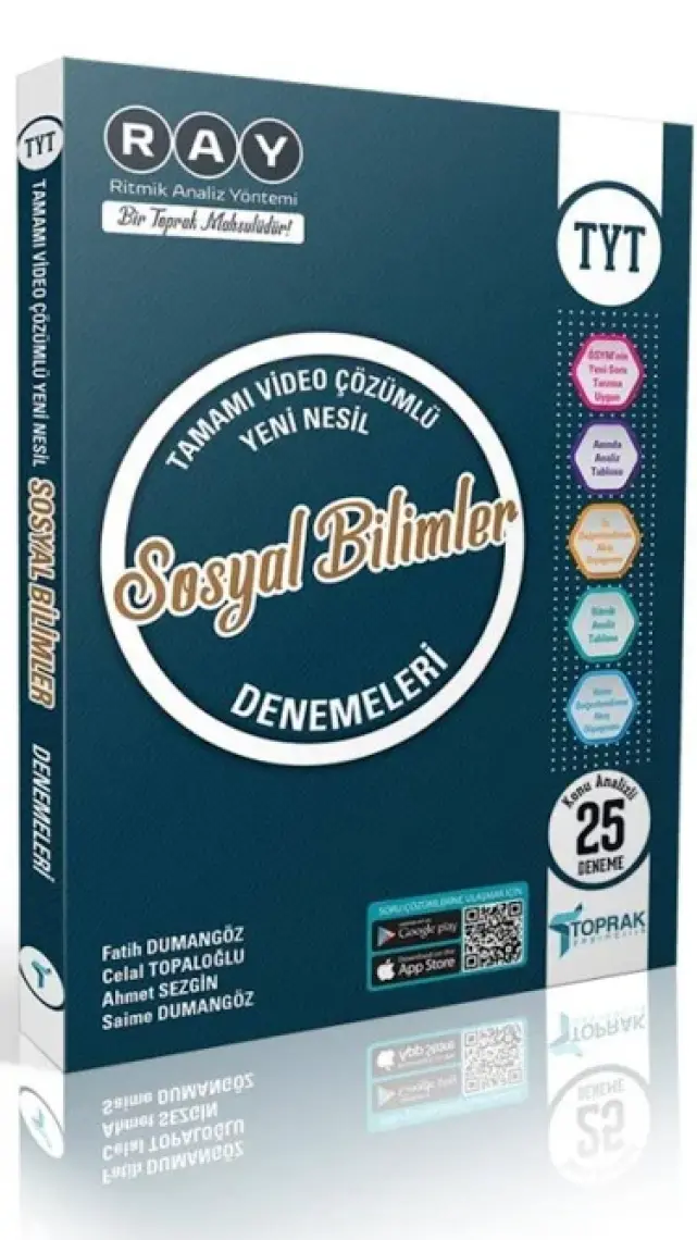 Toprak Yayıncılık TYT Sosyal Bilimler 25'li Deneme Kitabı