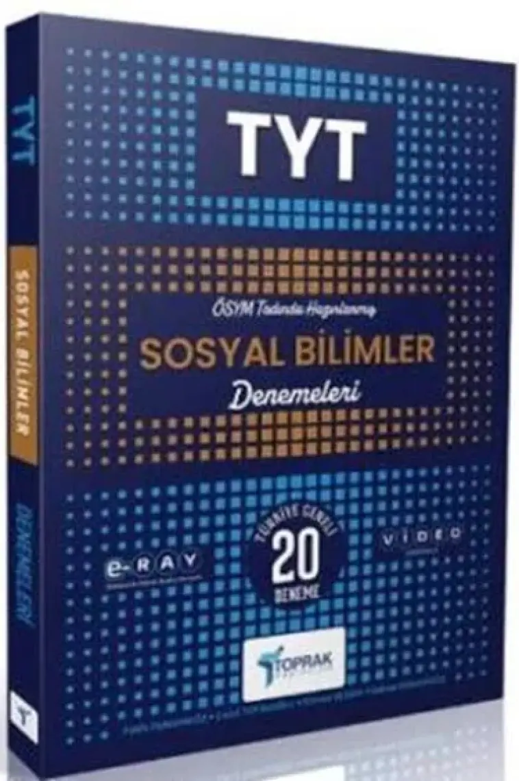Toprak Yayıncılık TYT Sosyal Bilimler 25'li Deneme Kitabı