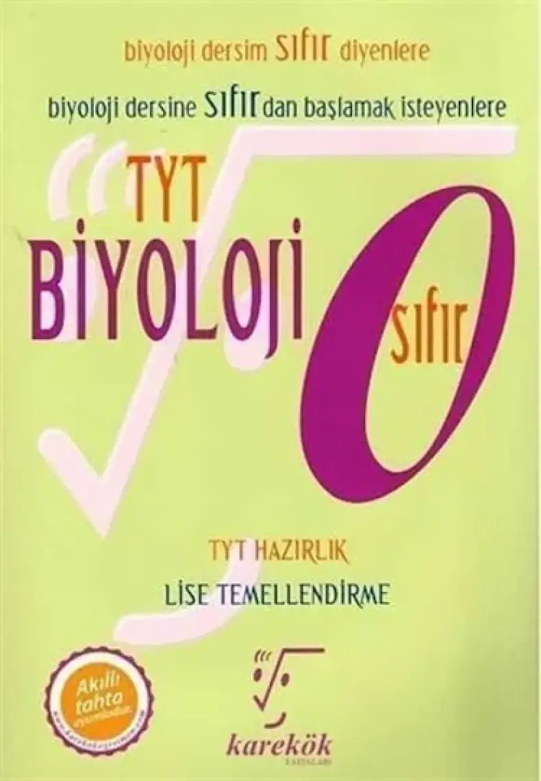 Karekök Yayıncılık TYT Biyoloji Sıfır