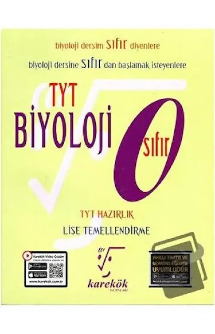 Karekök Yayıncılık TYT Biyoloji Sıfır