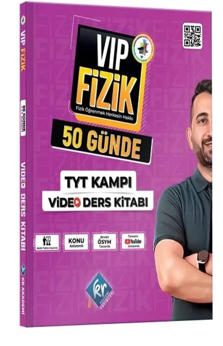 VİP Fizik Yayınları 50 Günde TYT Kampı Video Ders Kitabı