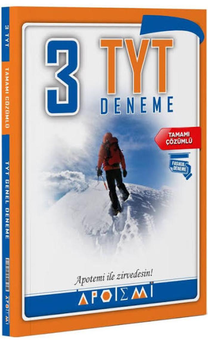 Apotemi Yayınları  TYT 3'Lü Deneme