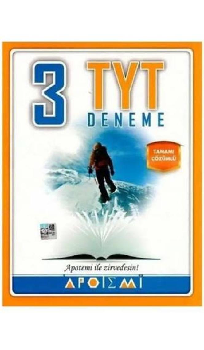 Apotemi Yayınları  TYT 3'Lü Deneme
