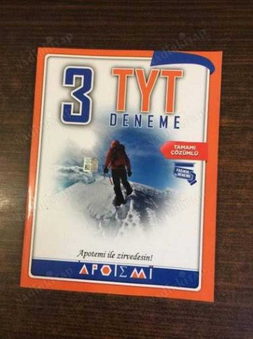 Apotemi Yayınları  TYT 3'Lü Deneme