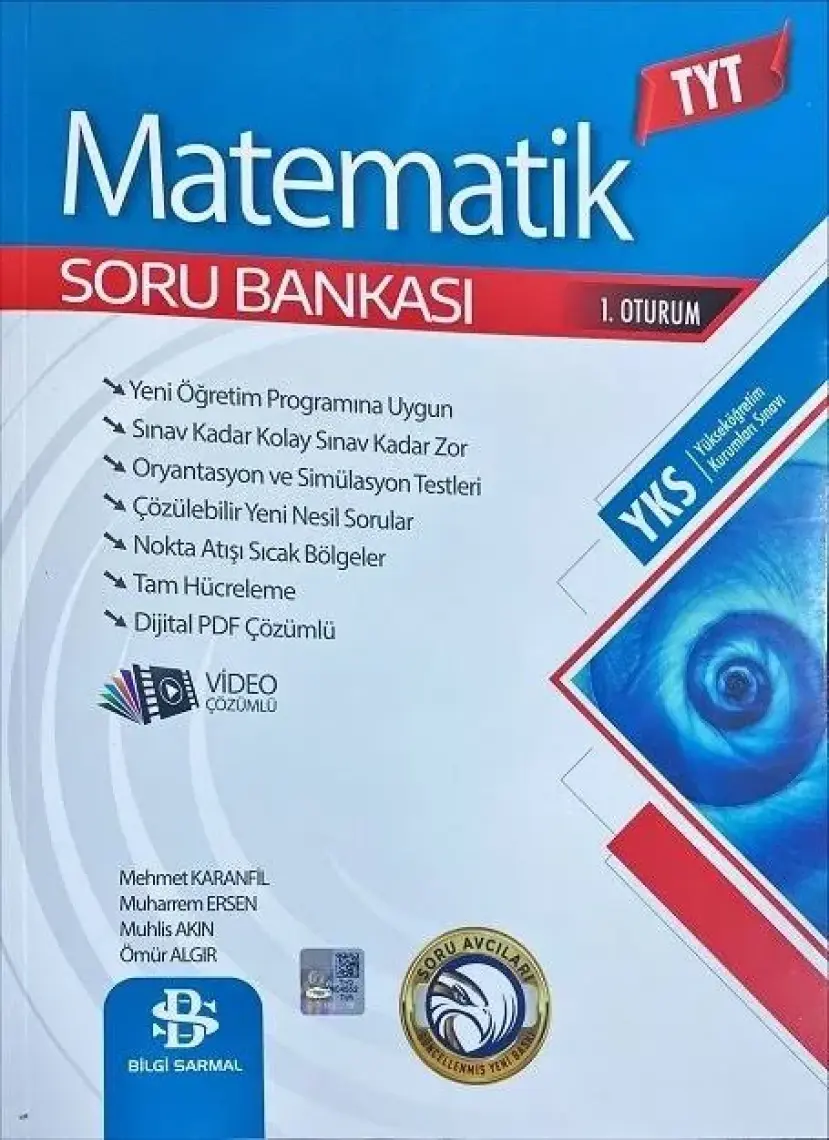 Bilgi Sarmal Yayınları TYT Matematik Soru Bankası 2024