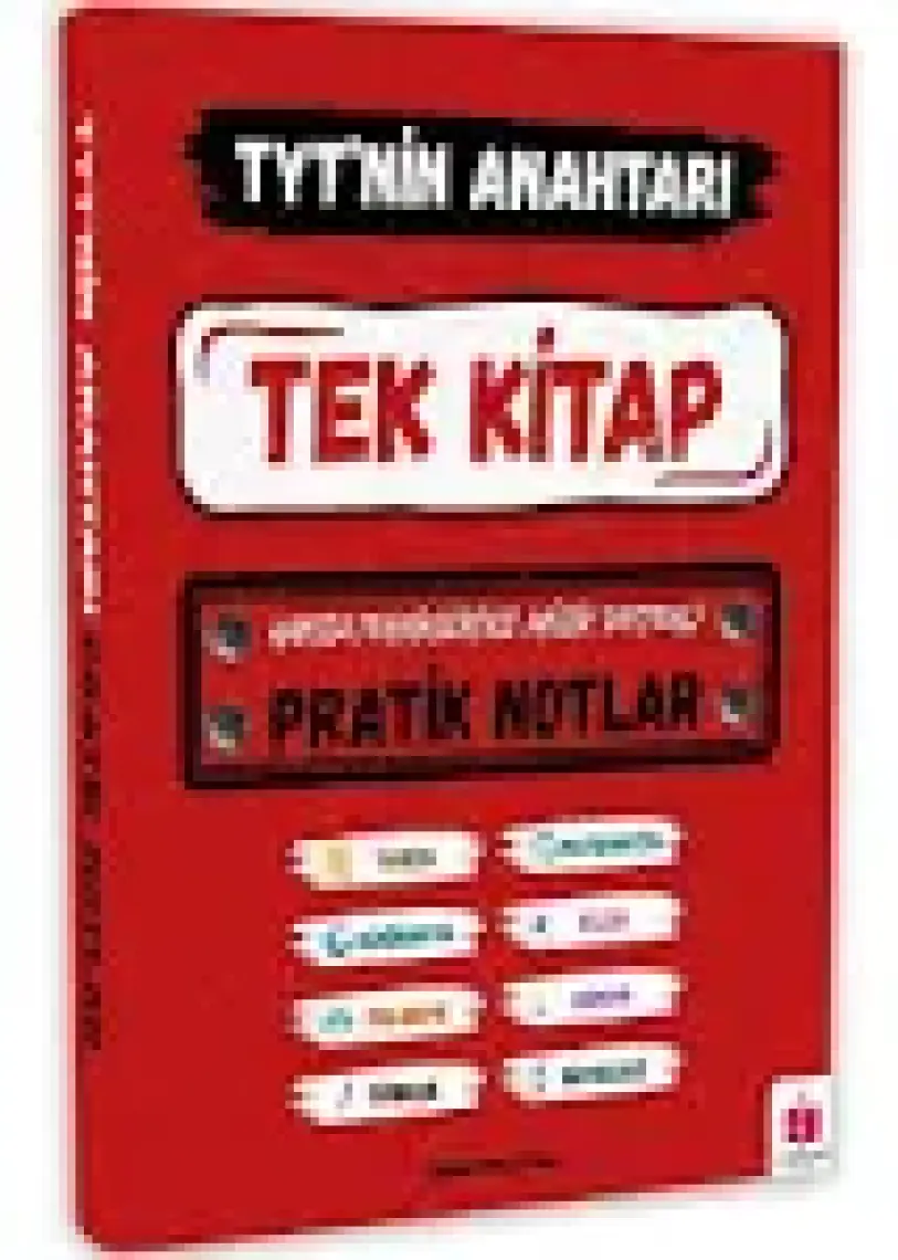 Anahtar Kitaplar Yayınevi 2026 Tyt'nin Anahtarı Tüm Dersler Tek Kitap Hafıza Teknikleriyle Müzik Destekli Pratik Notlar