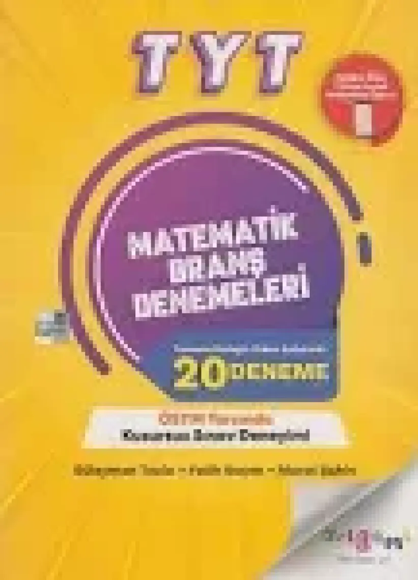 Tammat Yayıncılık TYT 20 Matematik Denemeleri