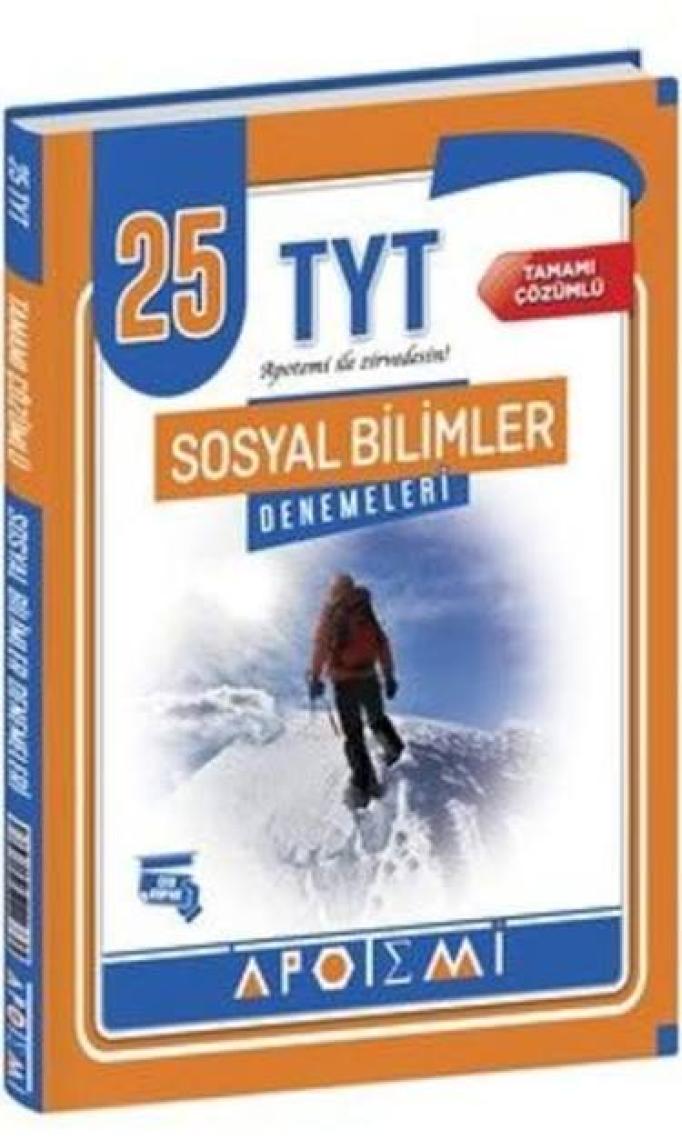 Apotemi Yayınları  TYT Sosyal Bilimler 25'li Deneme