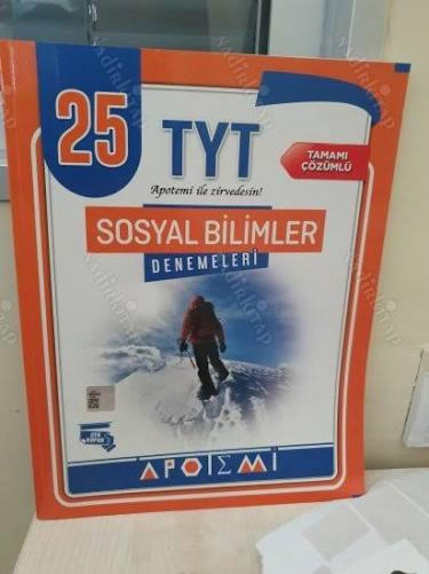 Apotemi Yayınları  TYT Sosyal Bilimler 25'li Deneme