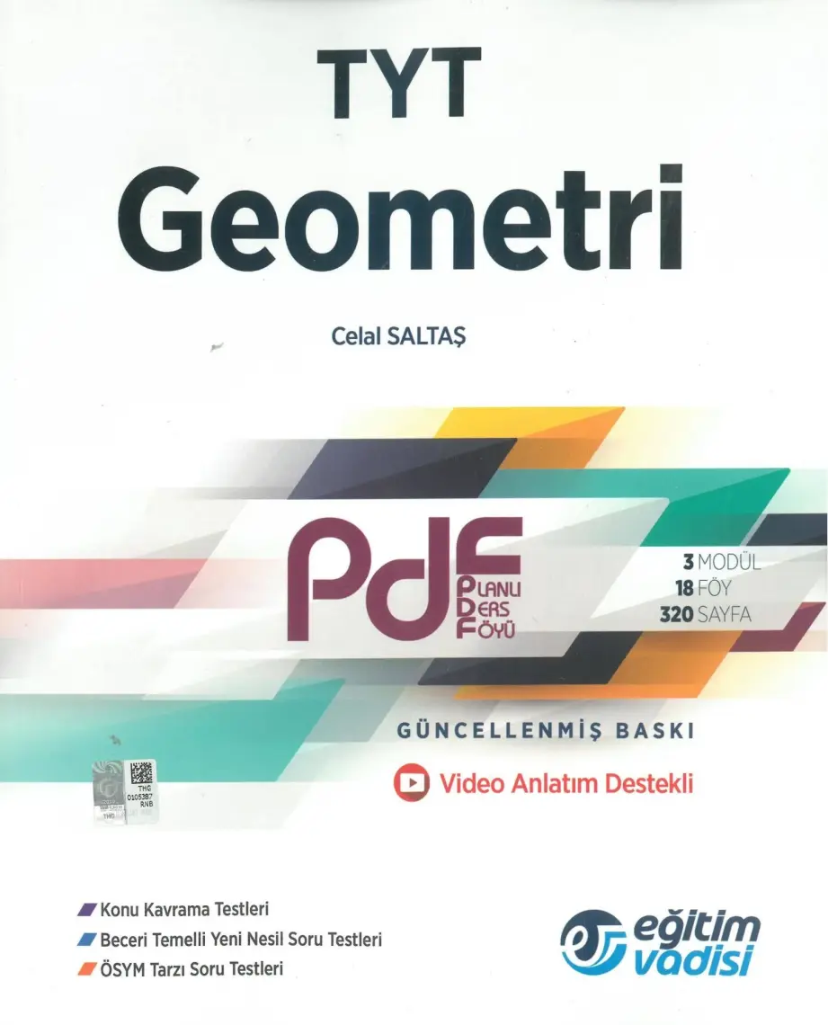 Eğitim Vadisi Yayınları TYT PDF Geometri Video Anlatım Destekli