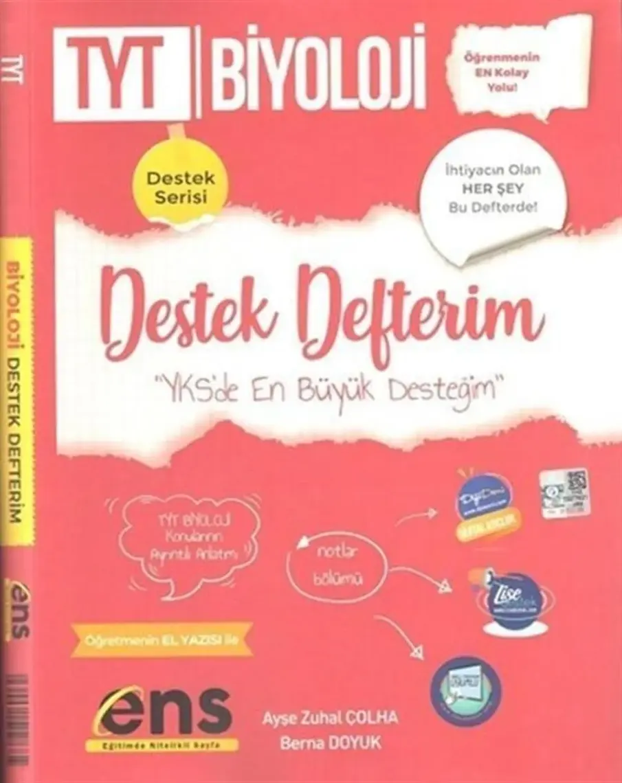 ENS Yayıncılık TYT Biyoloji Destek Defterim 2023
