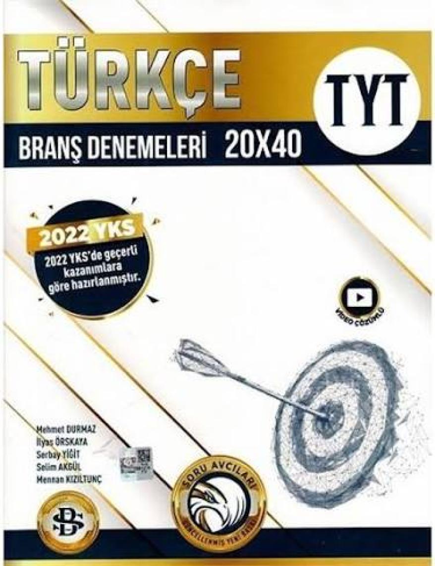 Bilgi Sarmal Yayınları TYT 2023 Türkçe 20X40 Denemeleri