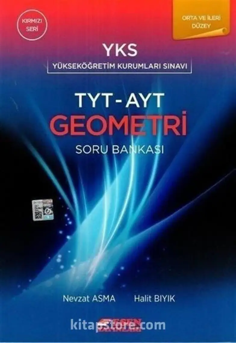 Esen Yayınları TYT AYT Geometri Soru Bankası Kırmızı Seri