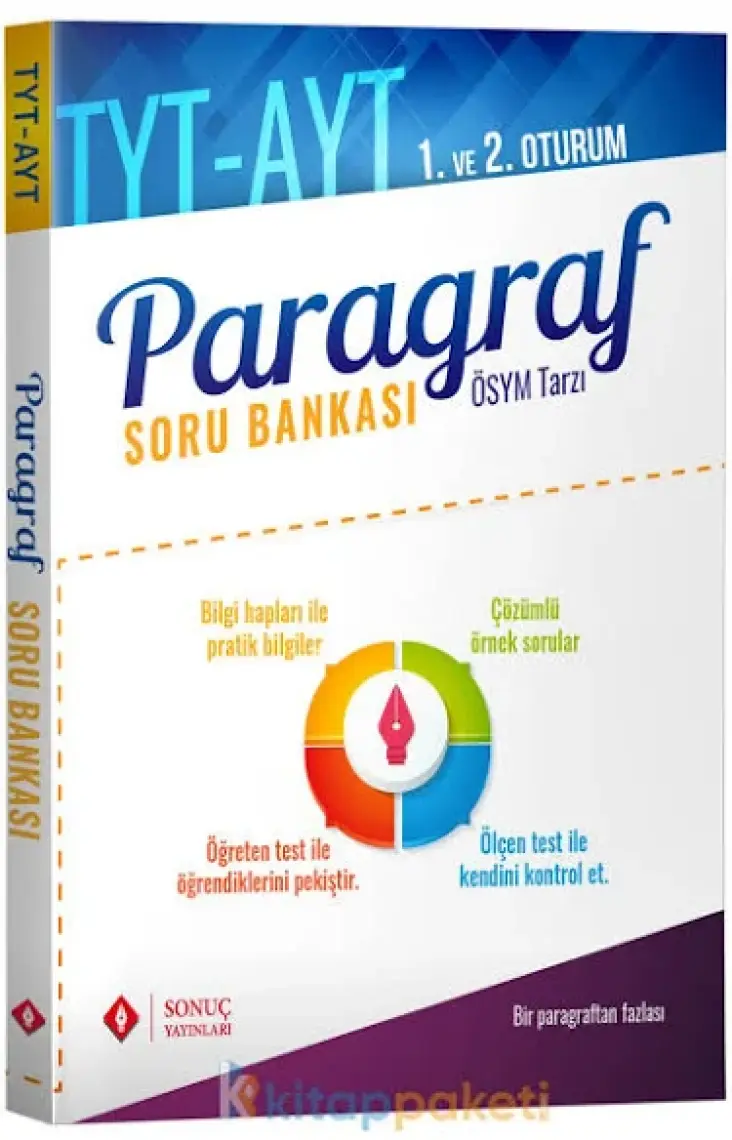 Sonuç Yayınları  TYT -AYT 1. ve 2. Oturum Vitaminlerle Paragraf 202